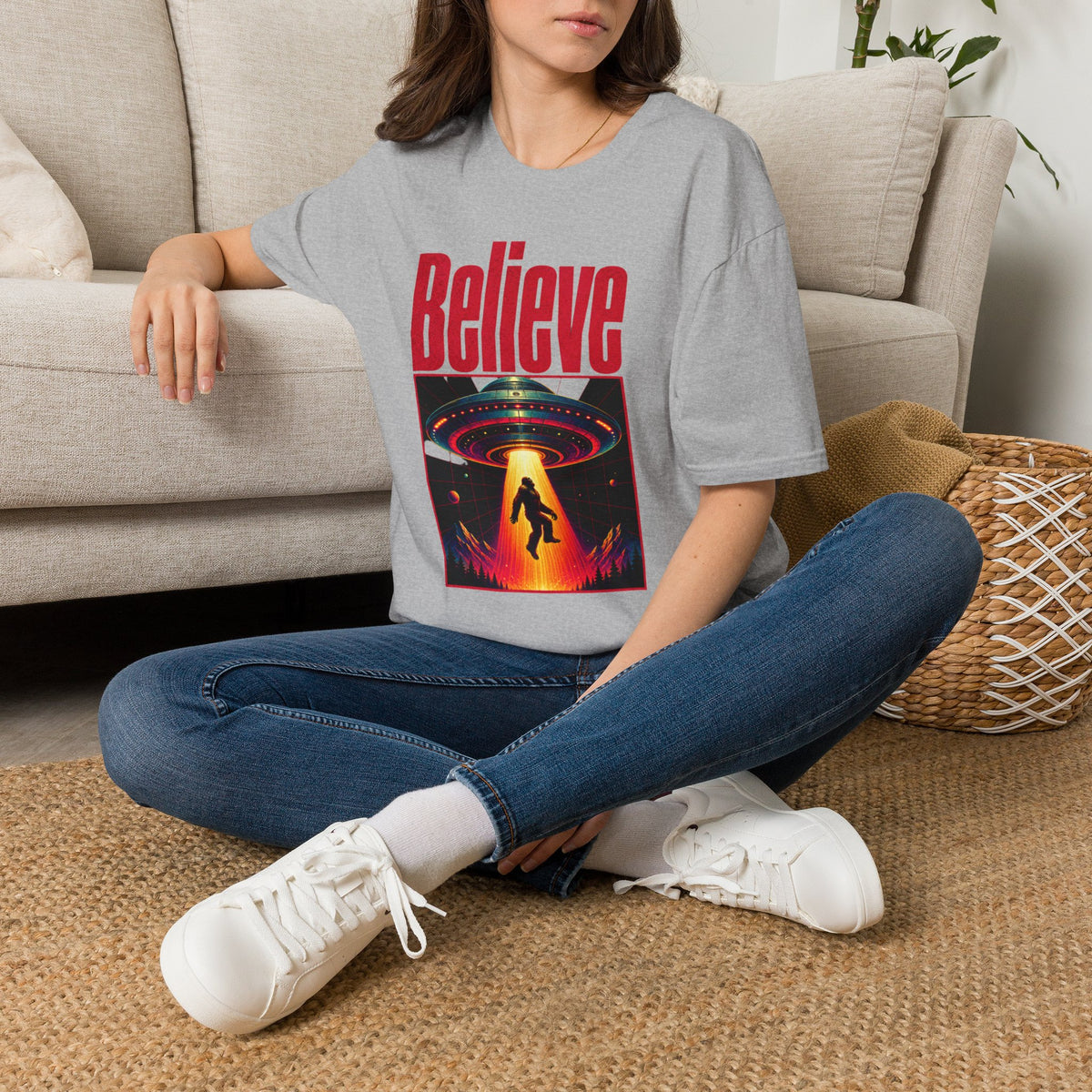 UFO Believe Softstyle T-Shirt