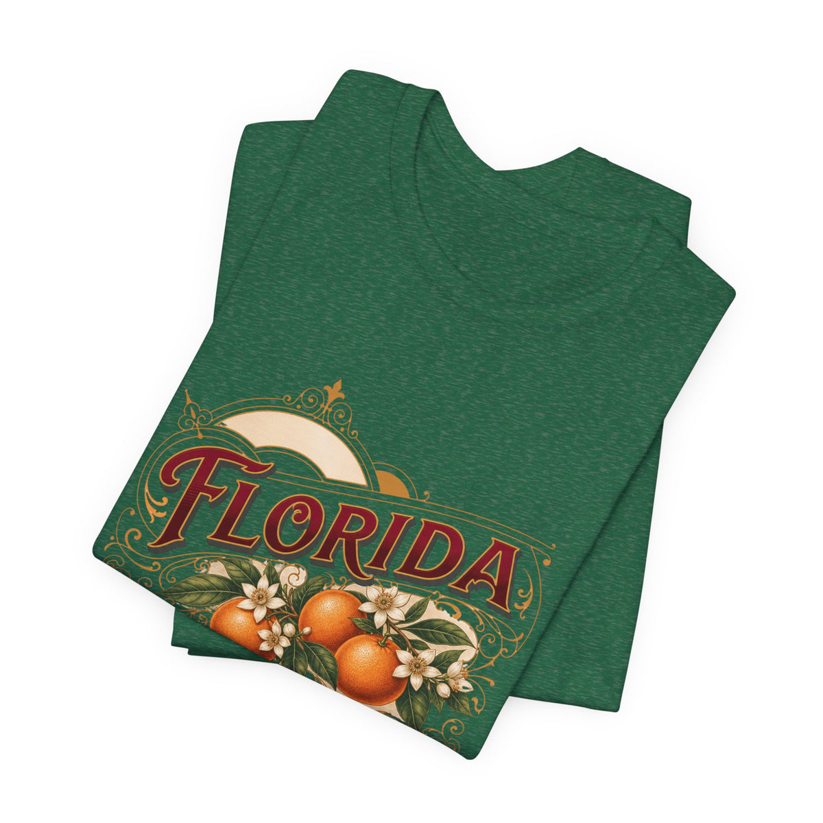Florida Orange Grove Vintage Citrus Tee | Retro Fruit Graphic