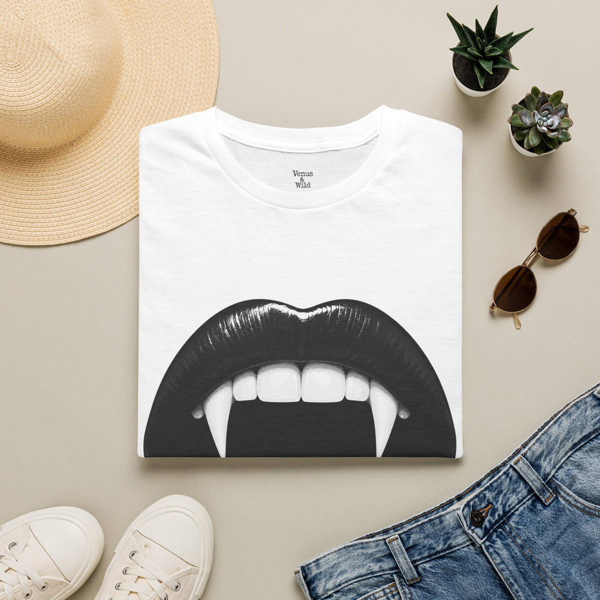 Vampire Teeth Softstyle T-Shirt