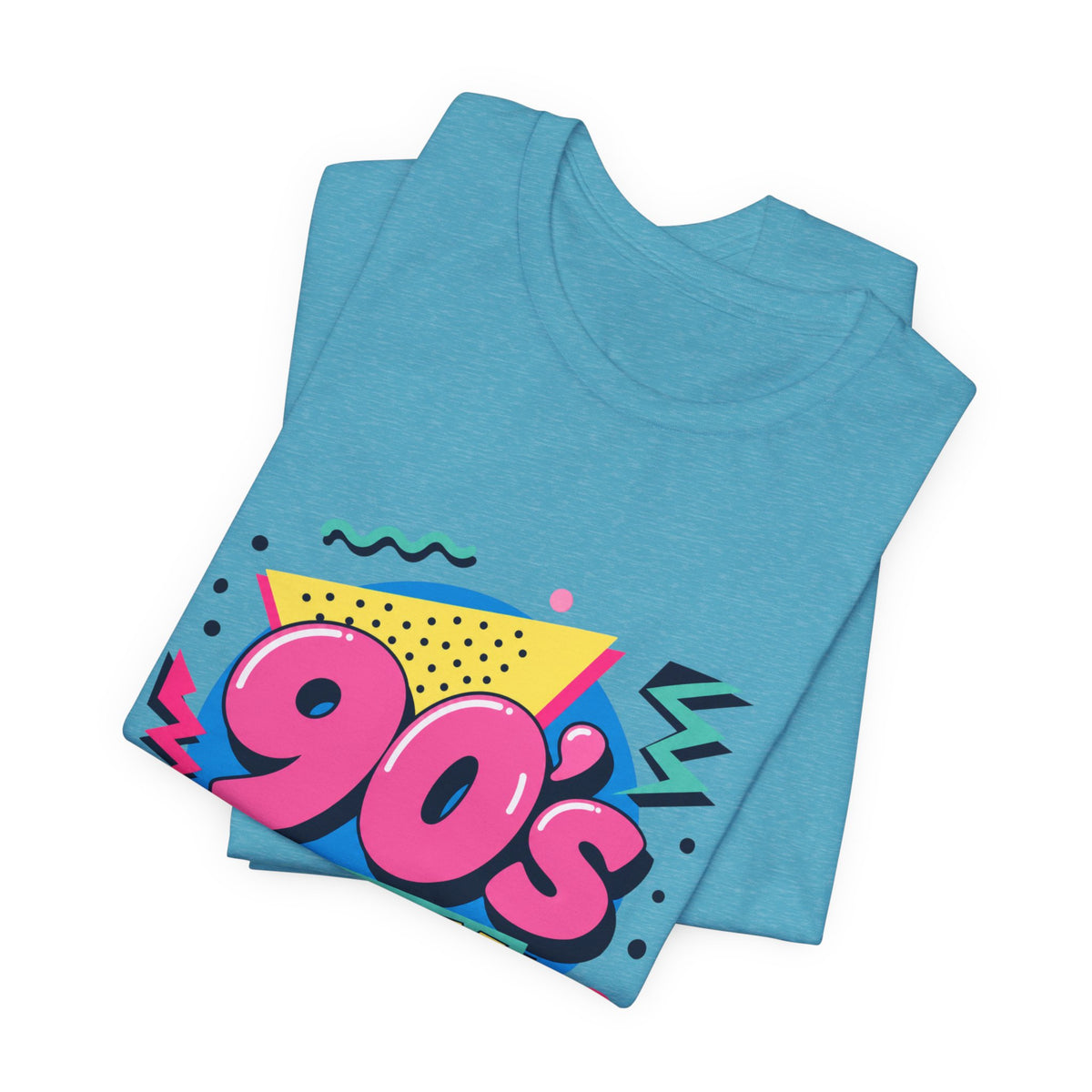 90s Baby Retro Graphic Tee | Neon Memphis 1990s Vintage Style