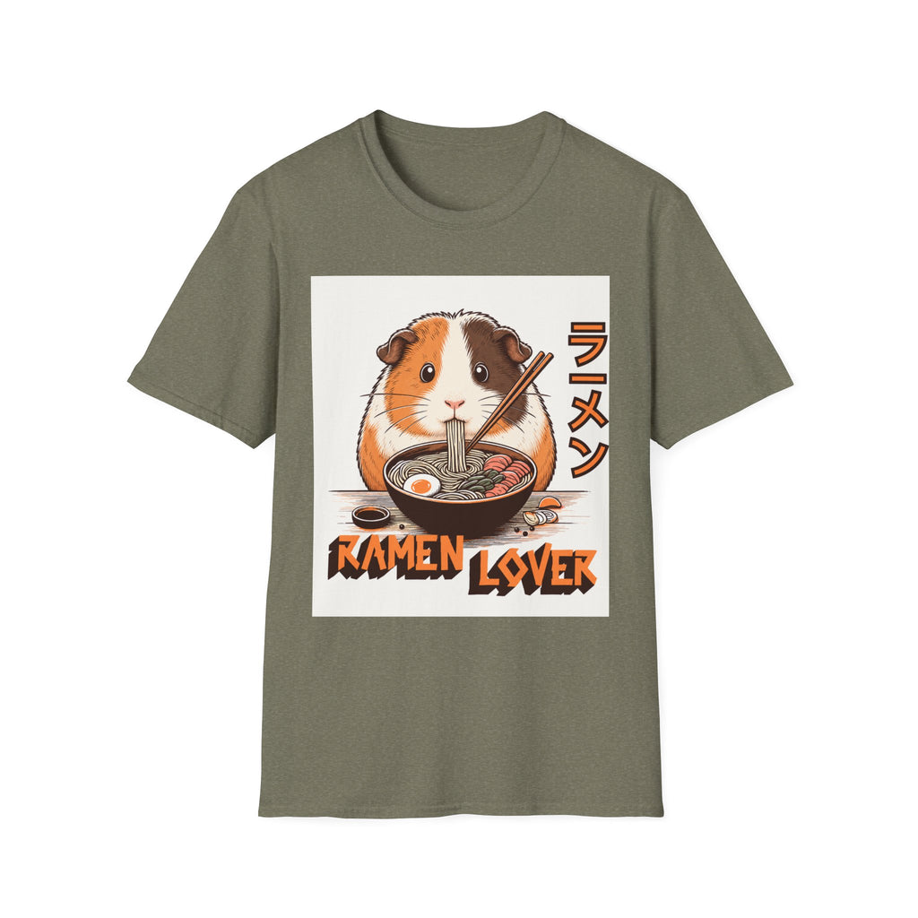 Guinea Pig Slurping Ramen T-Shirt | Ramen Lover Tee