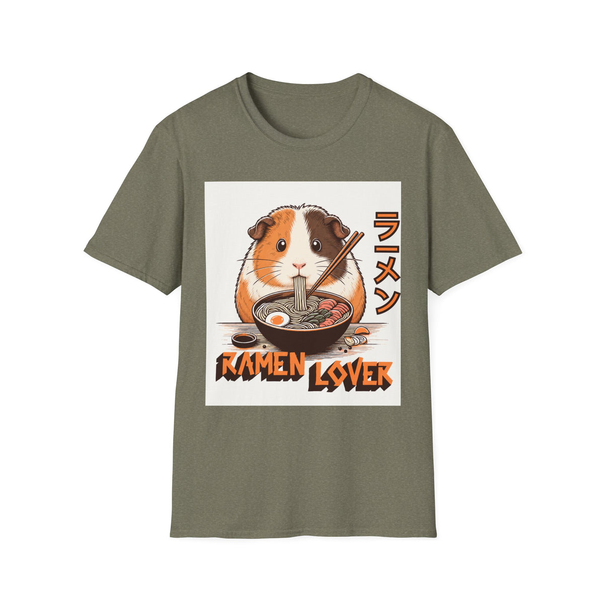 Guinea Pig Slurping Ramen T-Shirt | Ramen Lover Tee