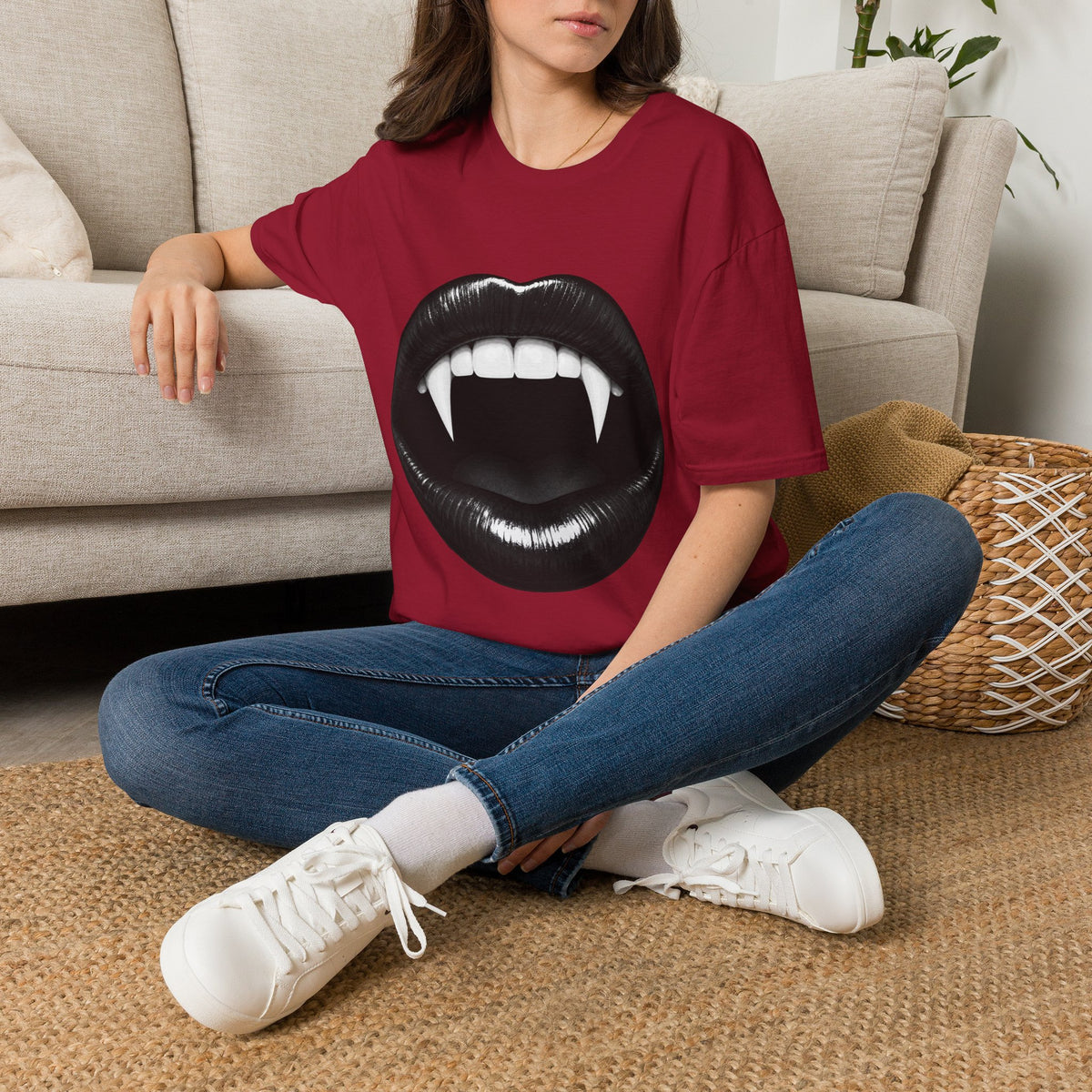 Vampire Teeth Softstyle T-Shirt