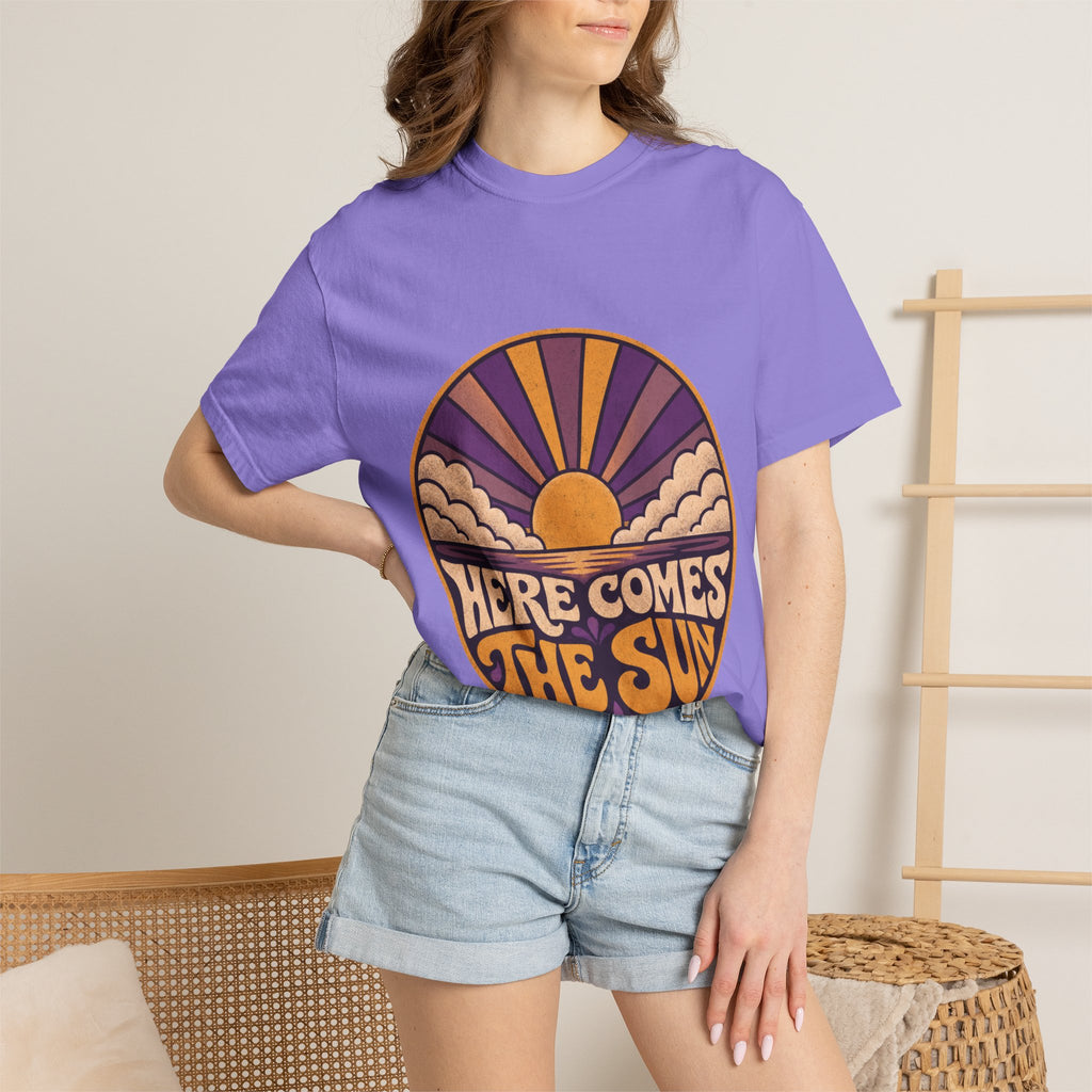 Here Comes The Sun Retro Graphic T-Shirt