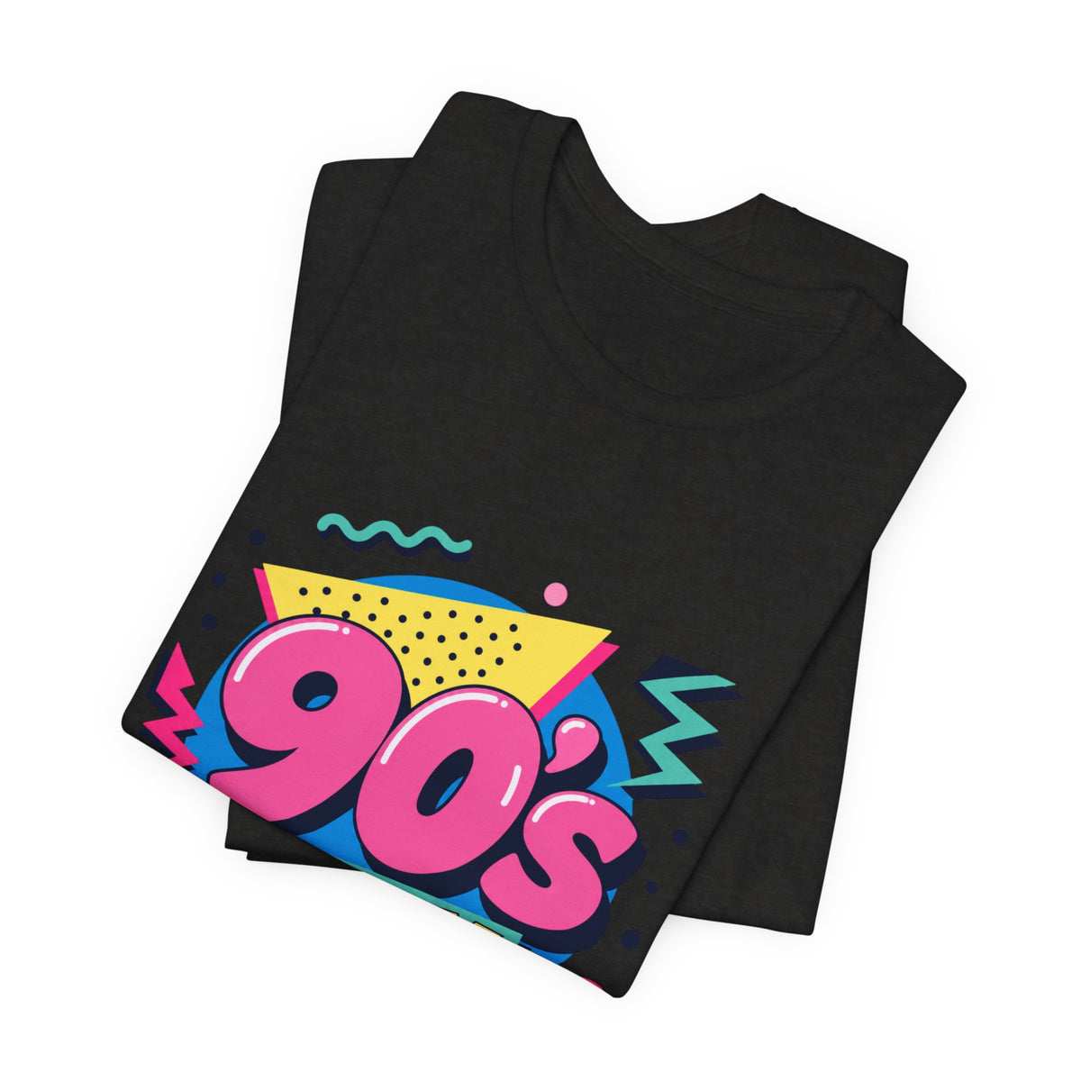 90s Baby Retro Graphic Tee | Neon Memphis 1990s Vintage Style