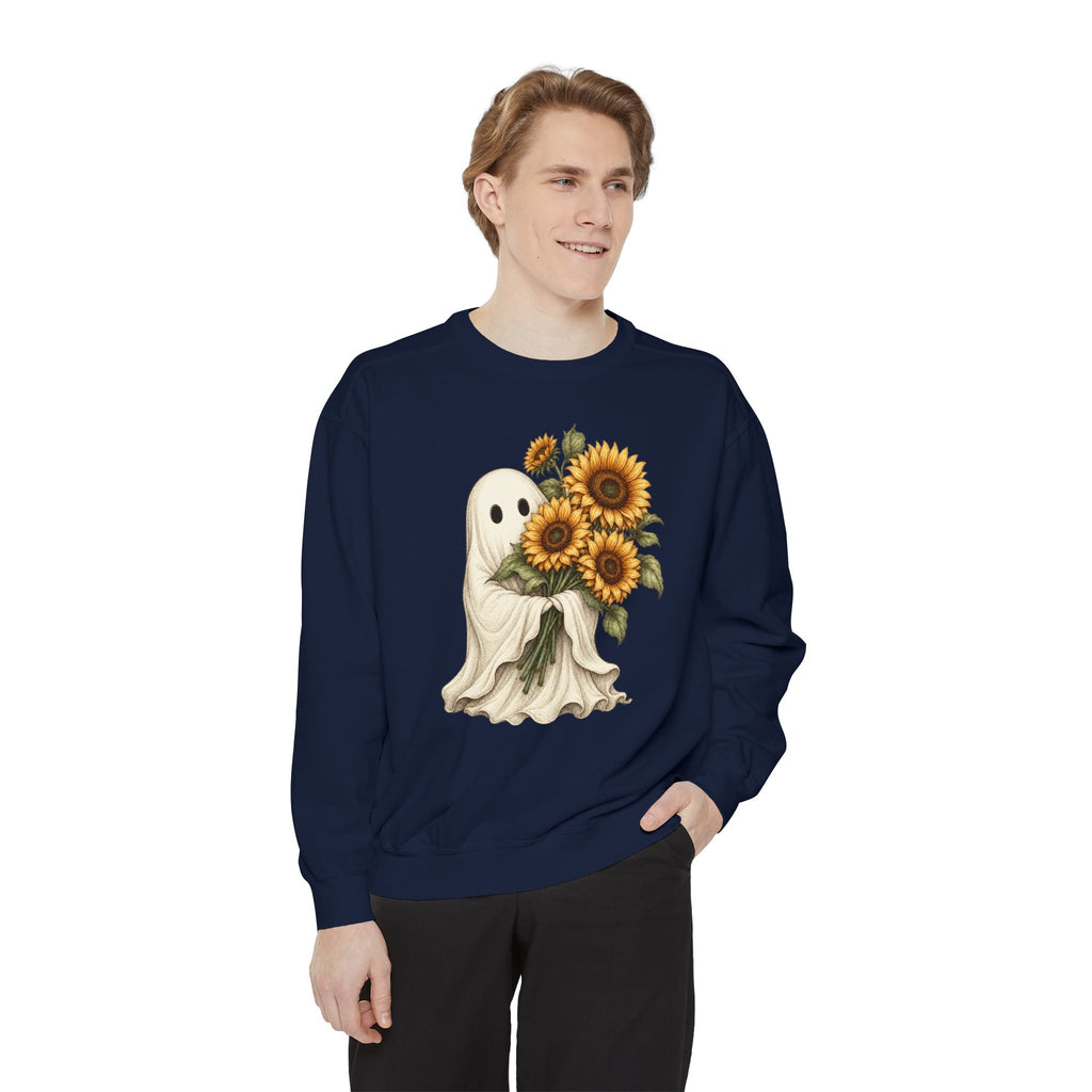 Ghost with Sunflowers Sweatshirt