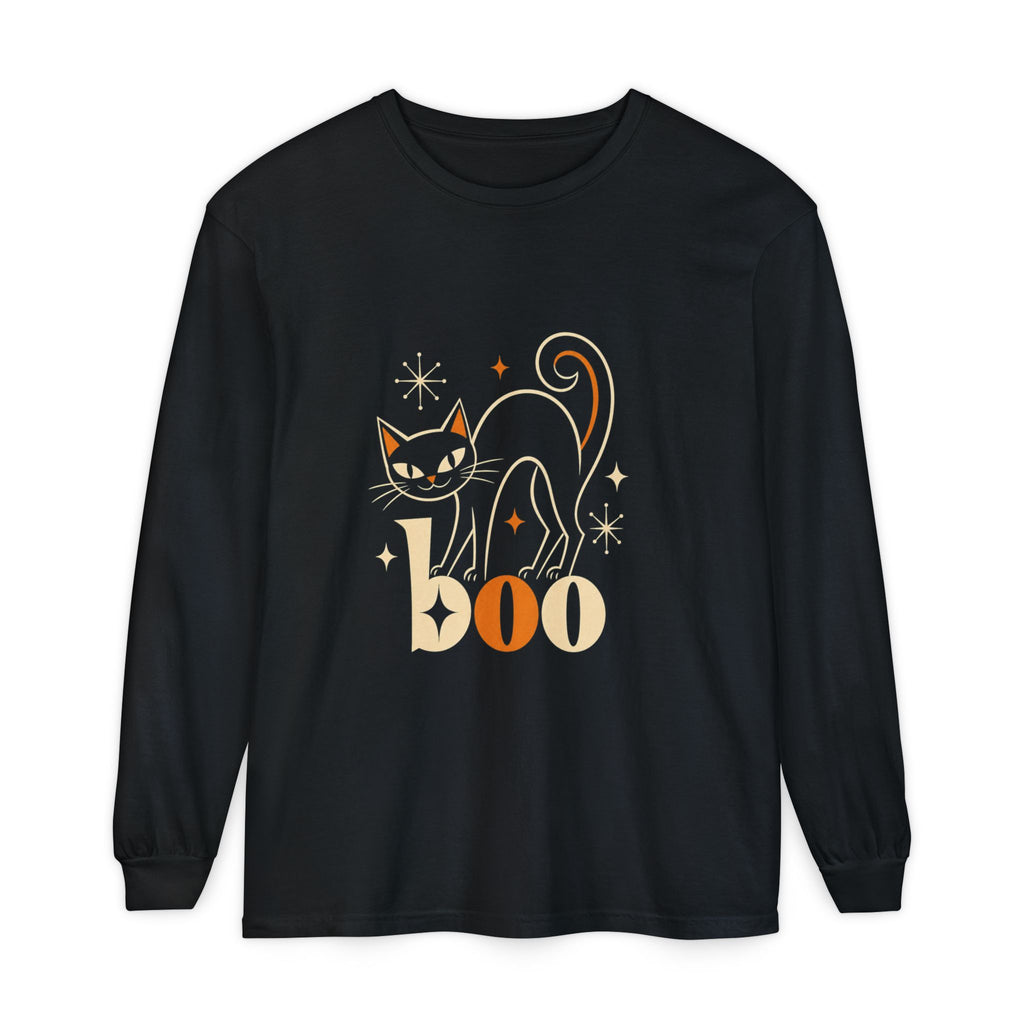 Boo Cat Long Sleeve Tee
