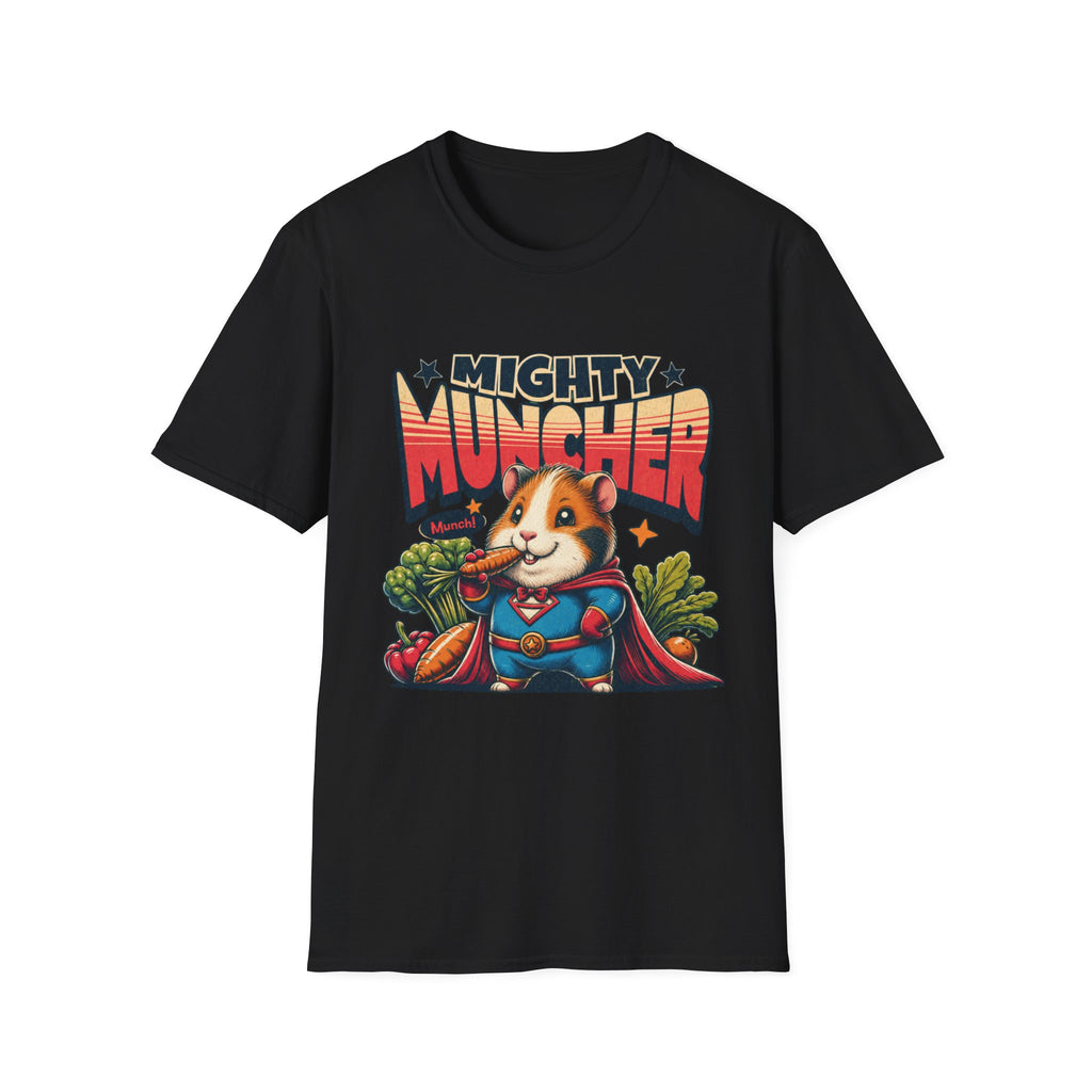 Mighty Muncher T-Shirt — Cute Superhero Hamster Graphic Tee