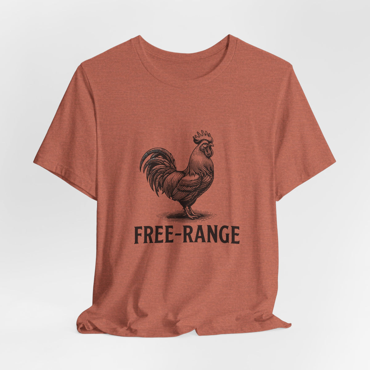 Free-Range Rooster T-Shirt | Farm Animal Tee