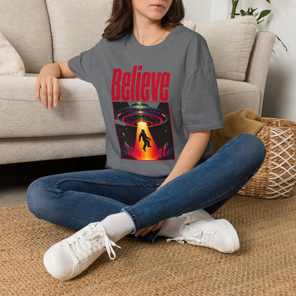 UFO Believe Softstyle T-Shirt