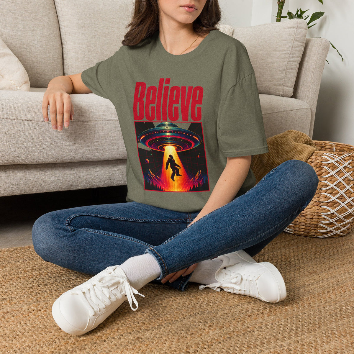 UFO Believe Softstyle T-Shirt