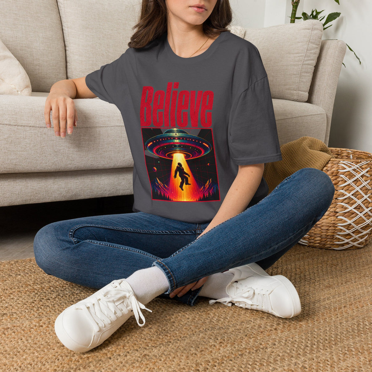 UFO Believe Softstyle T-Shirt