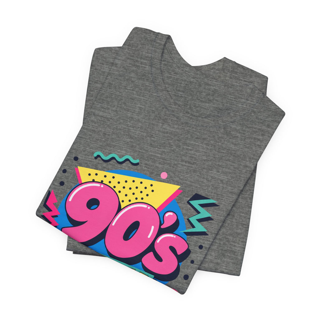 90s Baby Retro Graphic Tee | Neon Memphis 1990s Vintage Style