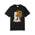Ghost Holding Sunflowers T-Shirt