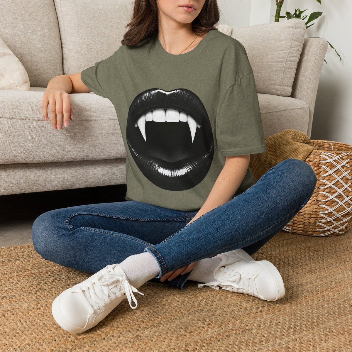 Vampire Teeth Softstyle T-Shirt