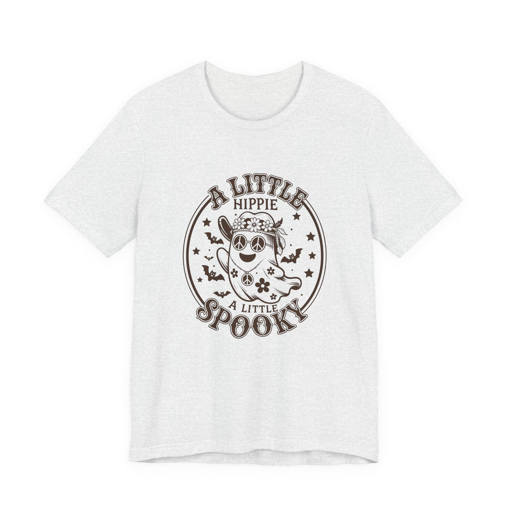 Hippie Spooky Tee — "A Little Hippie, A Little Spooky" Retro Halloween T-Shirt