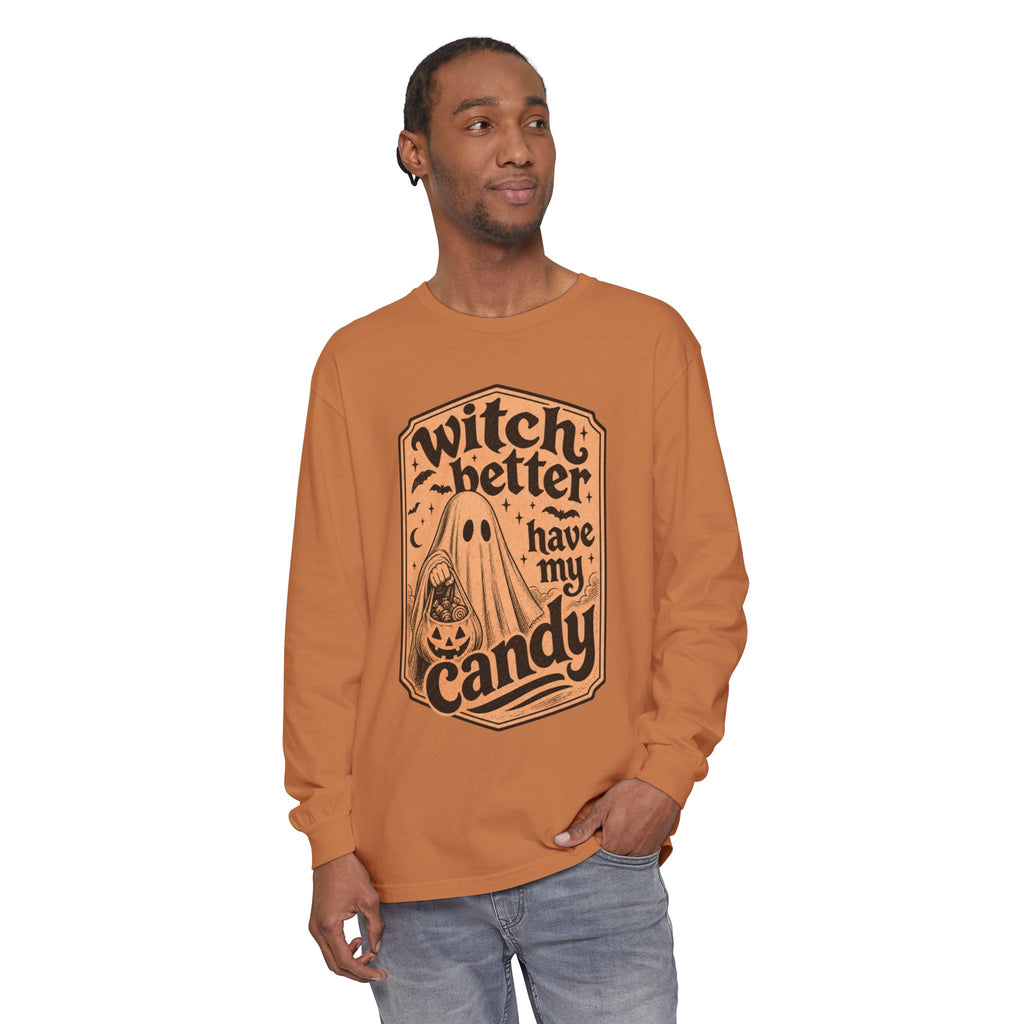 Halloween "Witch Better Have My Candy" Long Sleeve T-Shirt