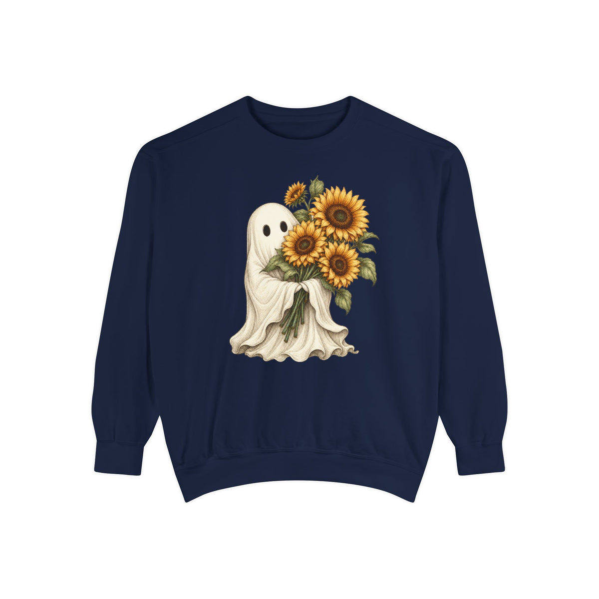 Ghost with Sunflowers Sweatshirt